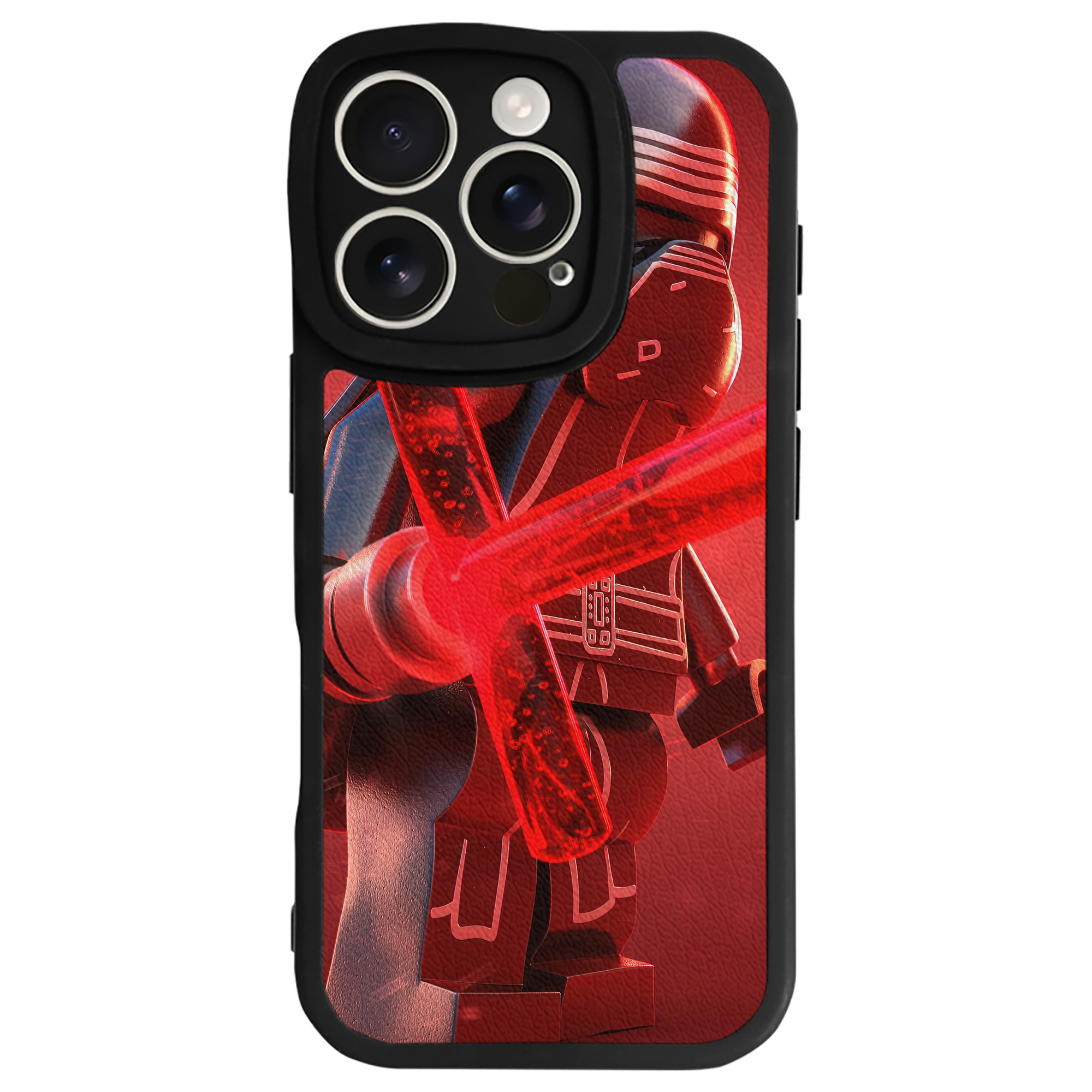 （画像用） スター・ウォーズ Star Wars 【iPhone 16シリーズ対応】シリコンスマホケース（レザー調） 材質：シリコン